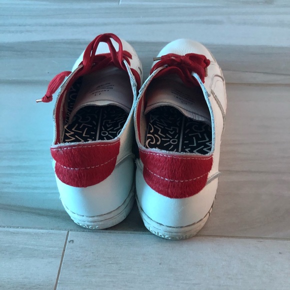 red pony sneakers